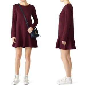 KINLY Directional Striped Shift Dress Size M